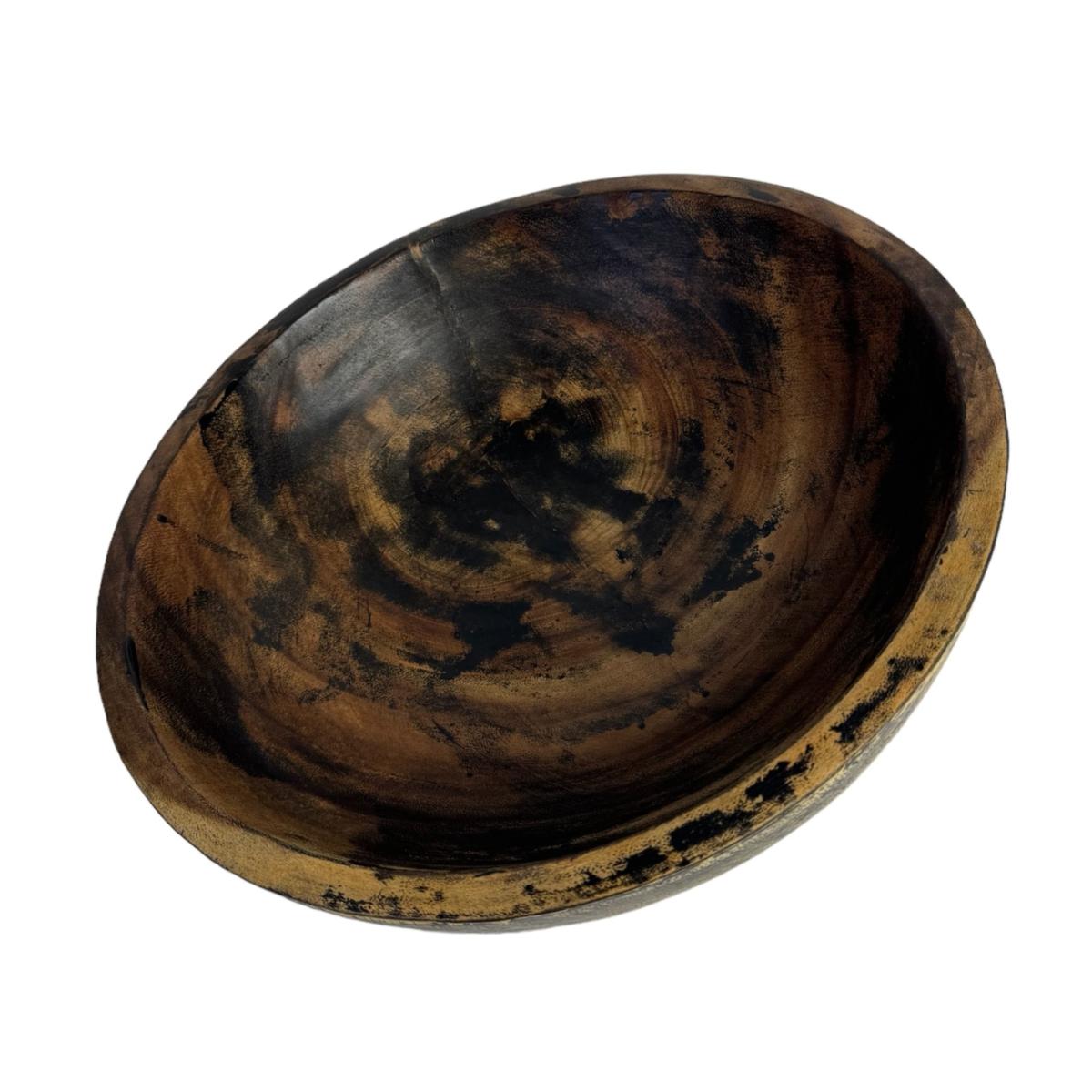 Black / Brown Primitive Pedestal Bowl Steelwood Design Inc. – image 4