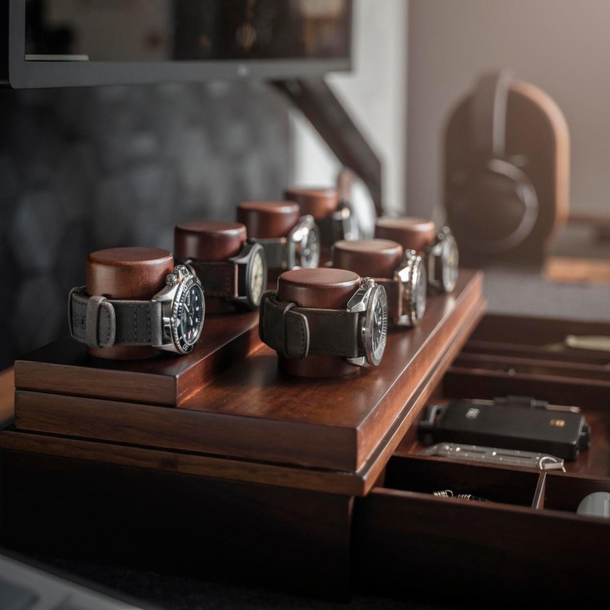 Brown The Collector - Walnut One Size Holme & Hadfield – image 3