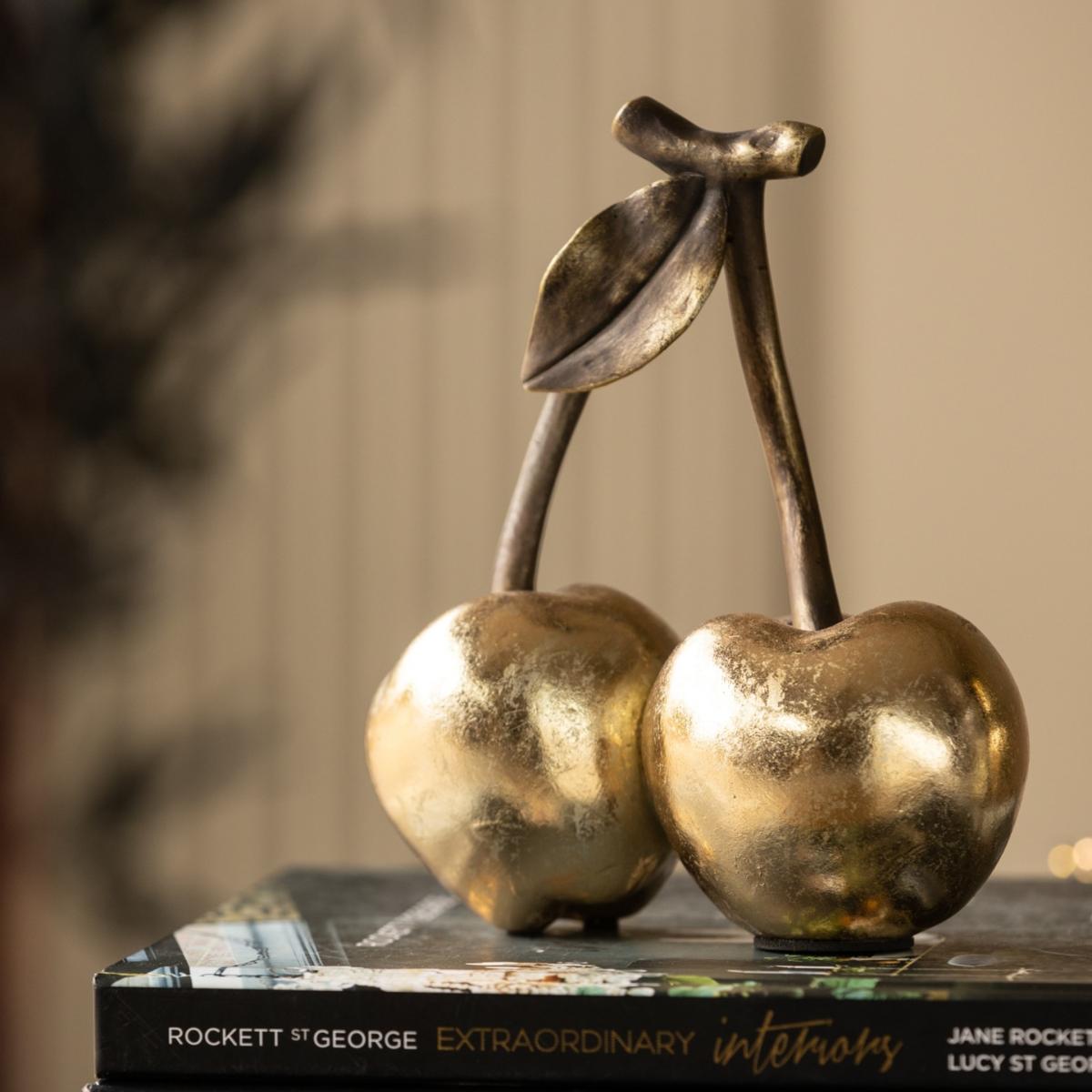 Gold Cherries Ornament Rockett St George – image 2