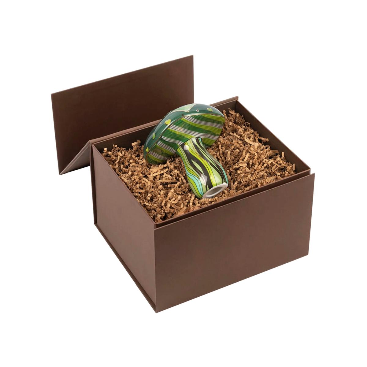 Green Loving Earth - Evil Eye Heart Mushroom Statue | Karma and Luck – image 2