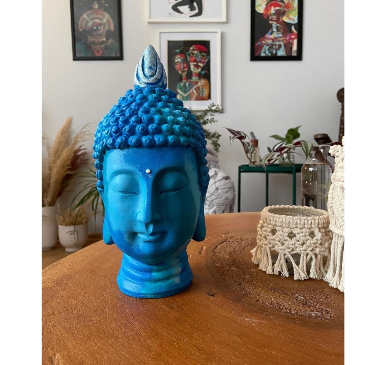Serenity In Blue Sculpture - Colour Blue | Artchi – image 2