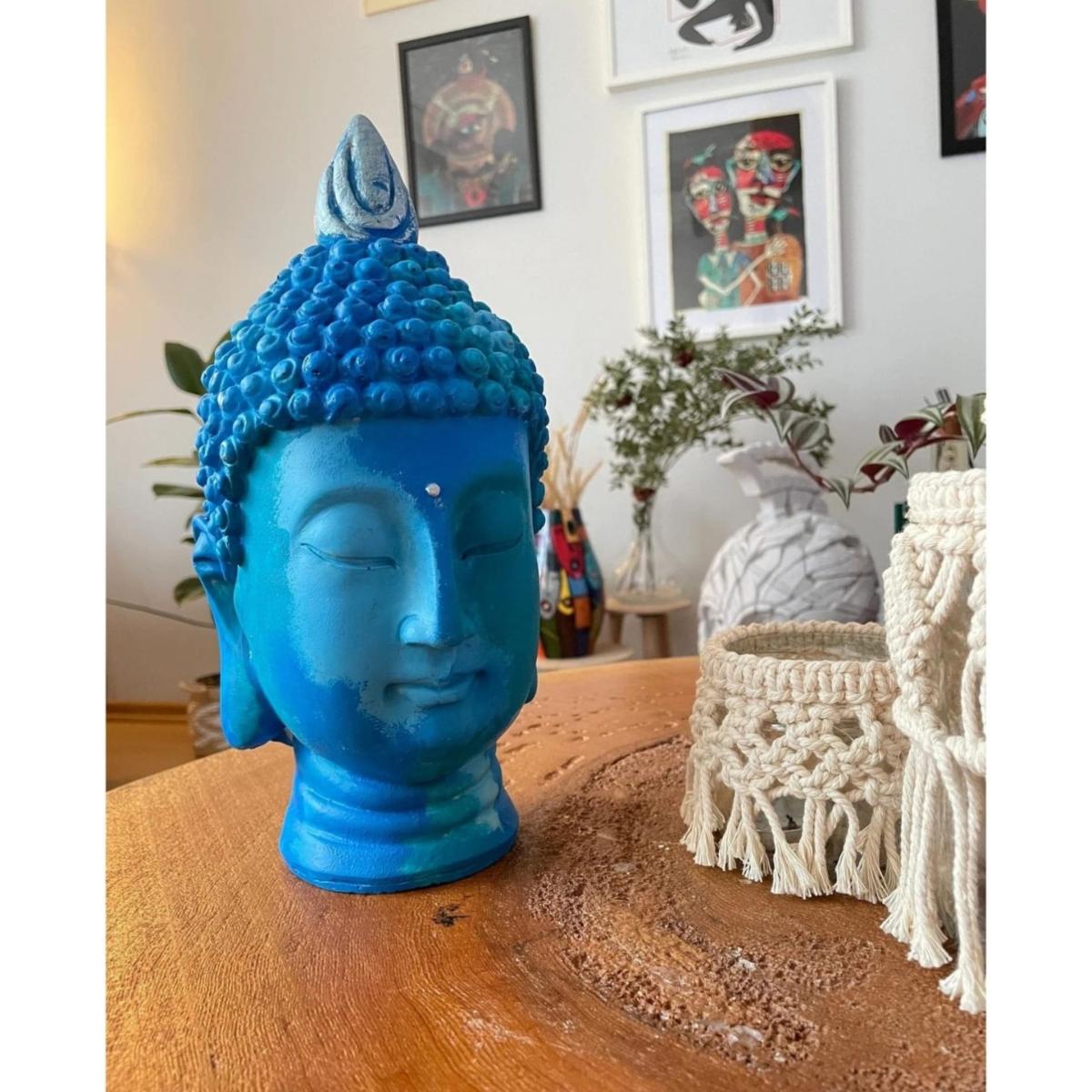 Serenity In Blue Sculpture - Colour Blue | Artchi – image 3
