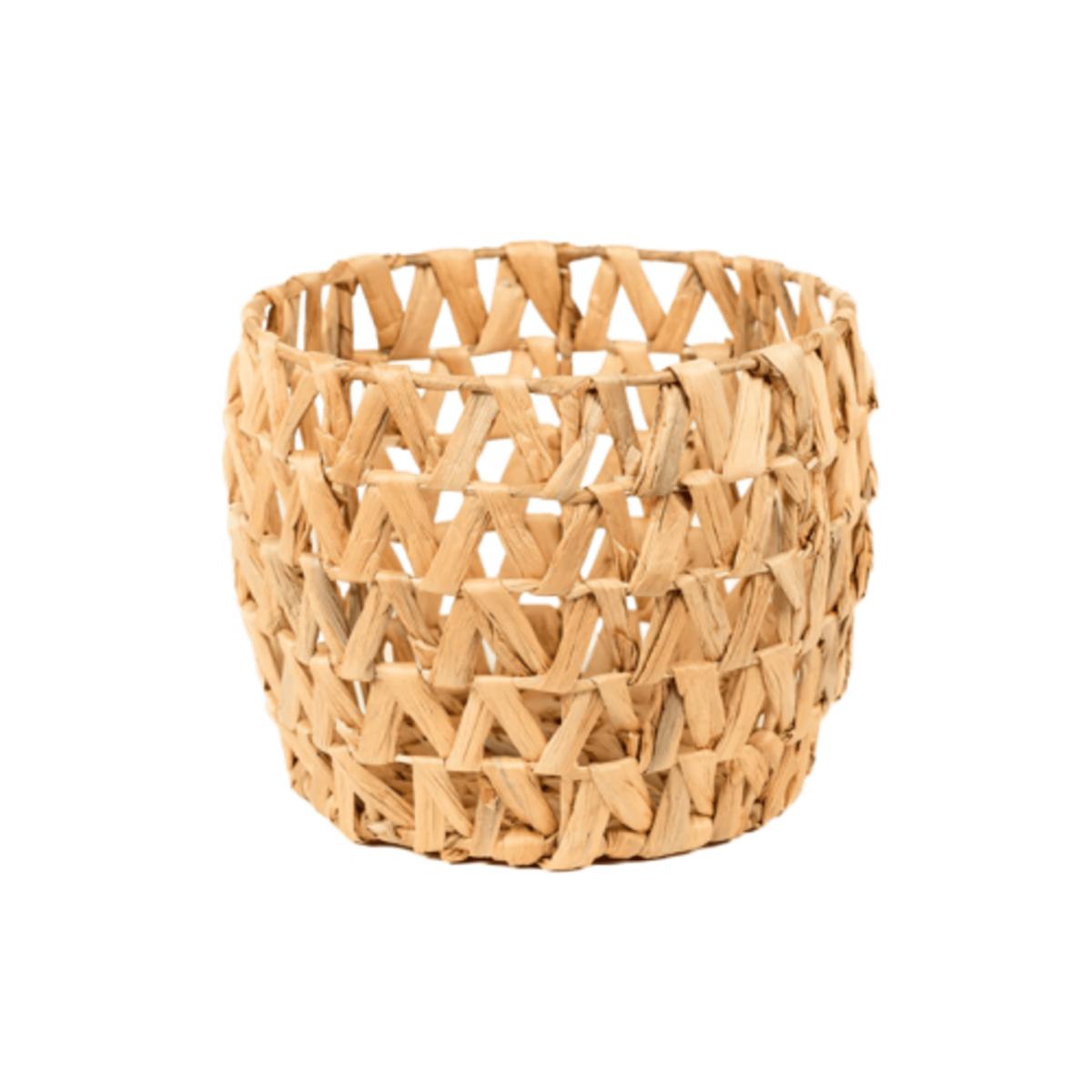 Neutrals Waffle Weaved Basket Set Of Three One Size Sea & Grass – image 4