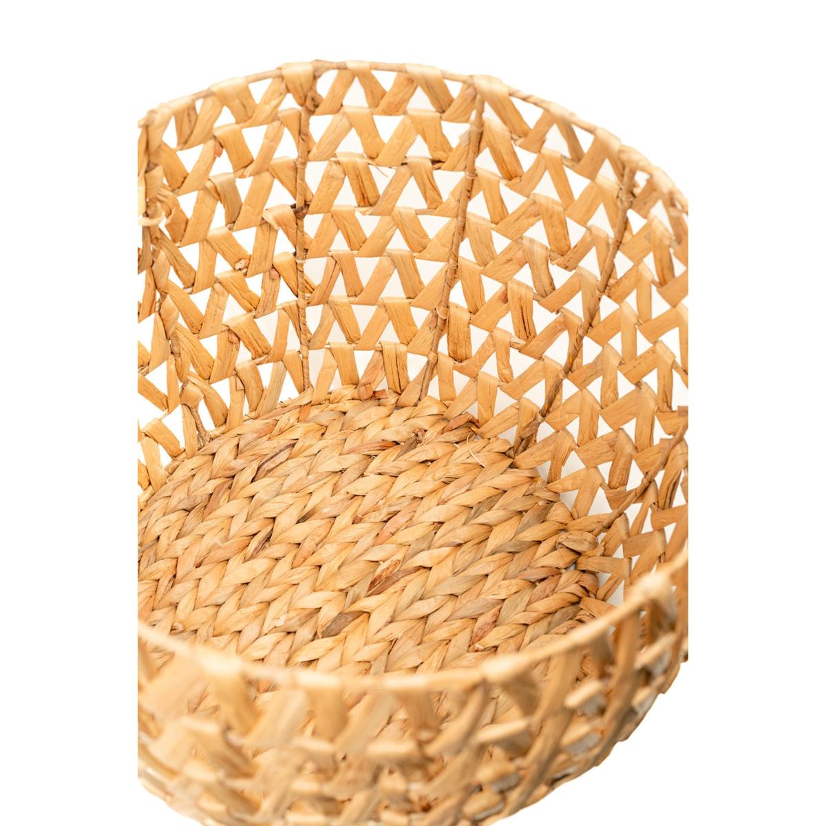 Neutrals Waffle Weaved Basket Set Of Three One Size Sea & Grass – image 6