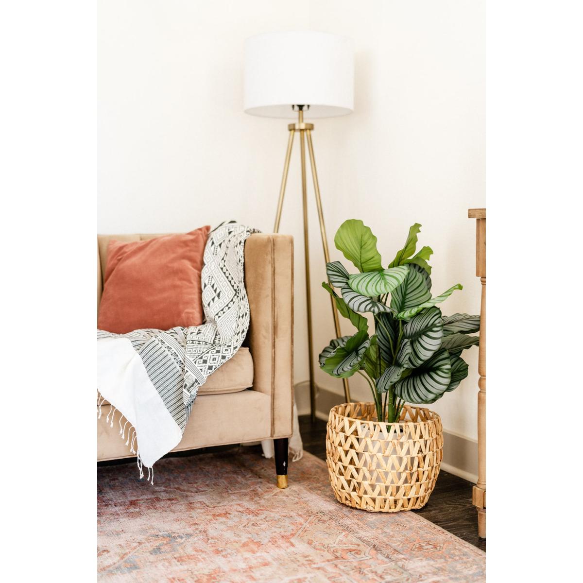 Neutrals Waffle Weaved Basket Set Of Three One Size Sea & Grass – image 7