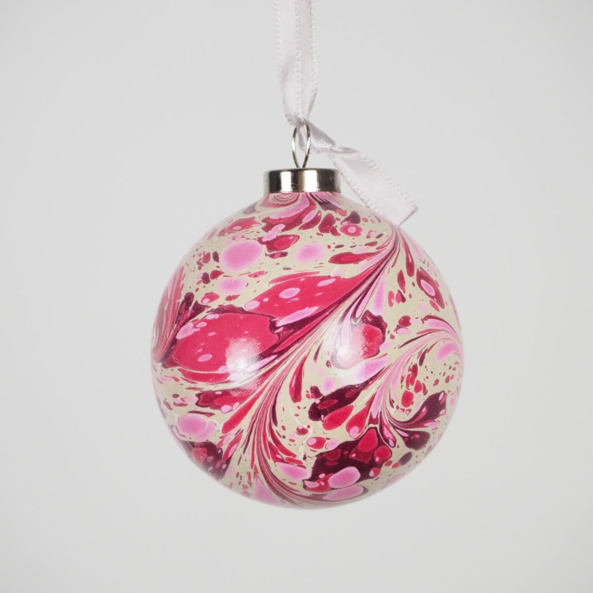 Pink / Purple / White Small Berry Marbled Bauble Wildmore – image 2