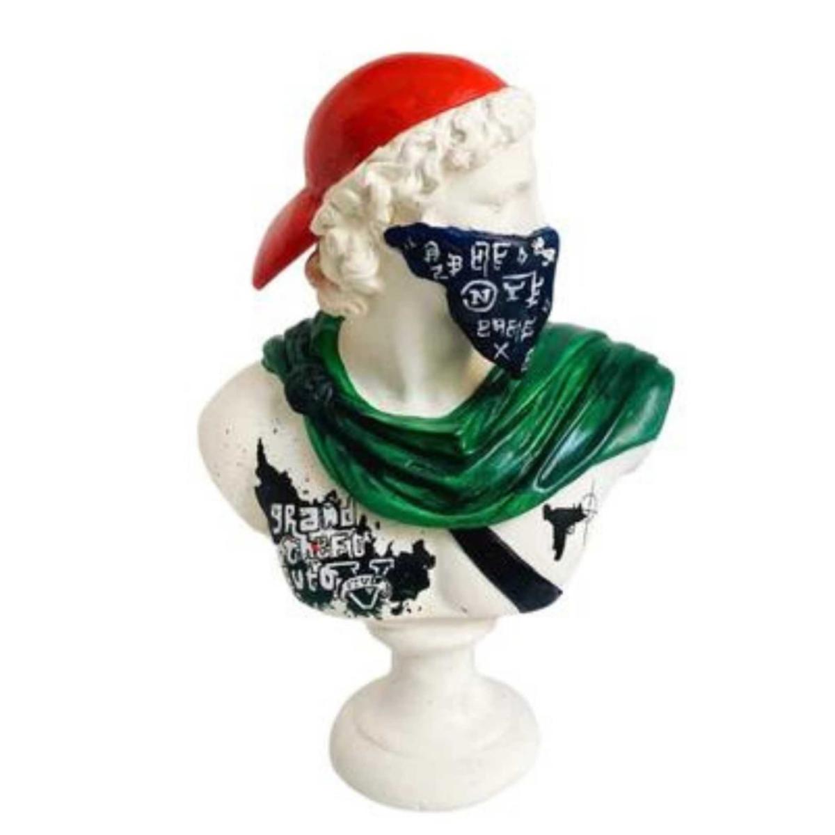 Red / Green / White Apollo Bust | Artchi – image 2