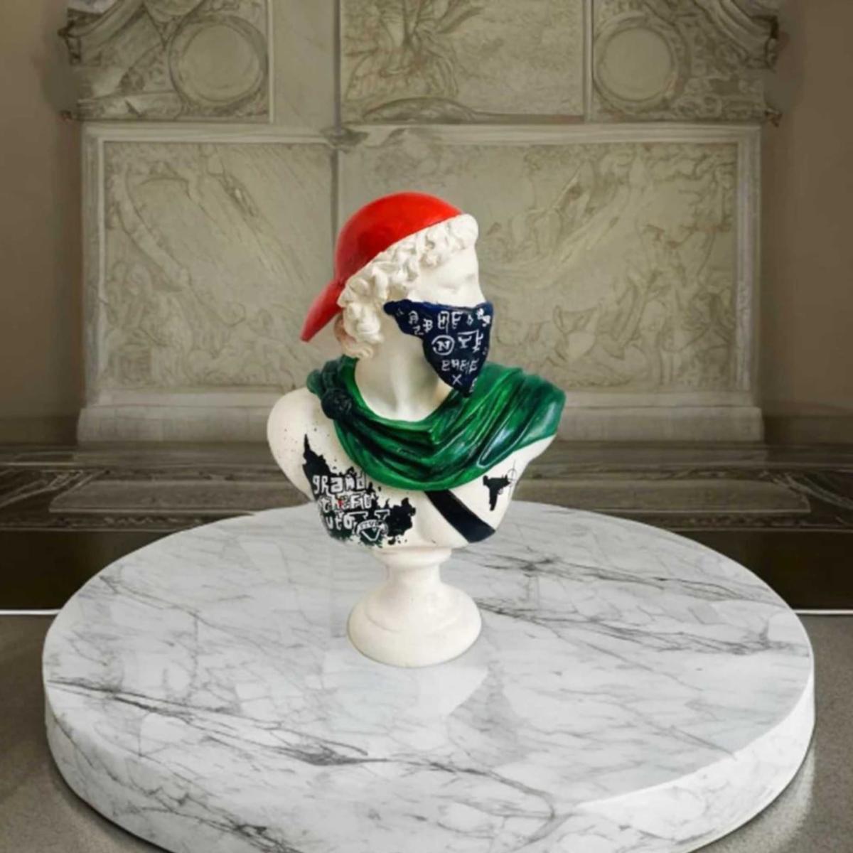 Red / Green / White Apollo Bust | Artchi – image 3