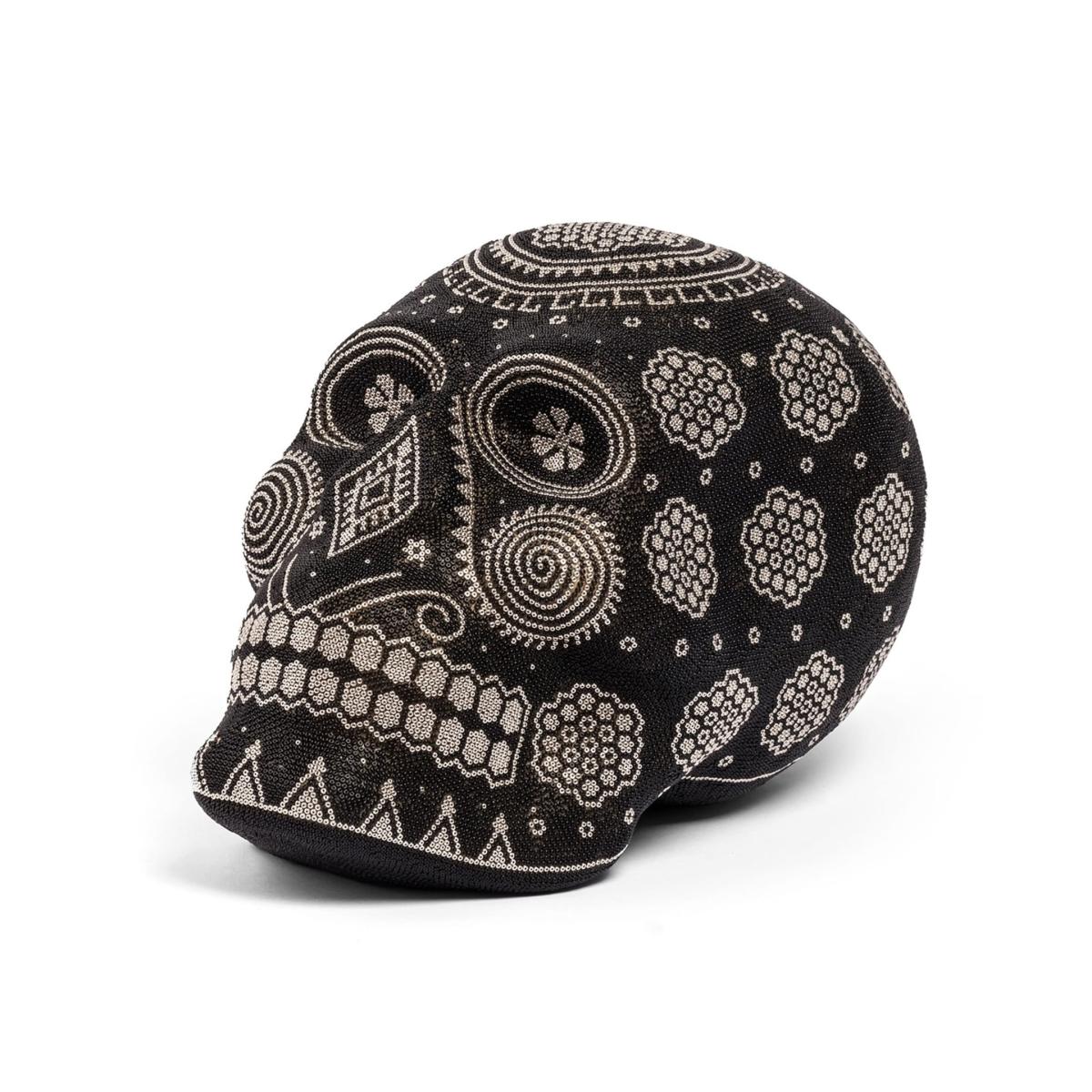 Skull Statue Decor - Black/Platinum One Size Kuu – image 2