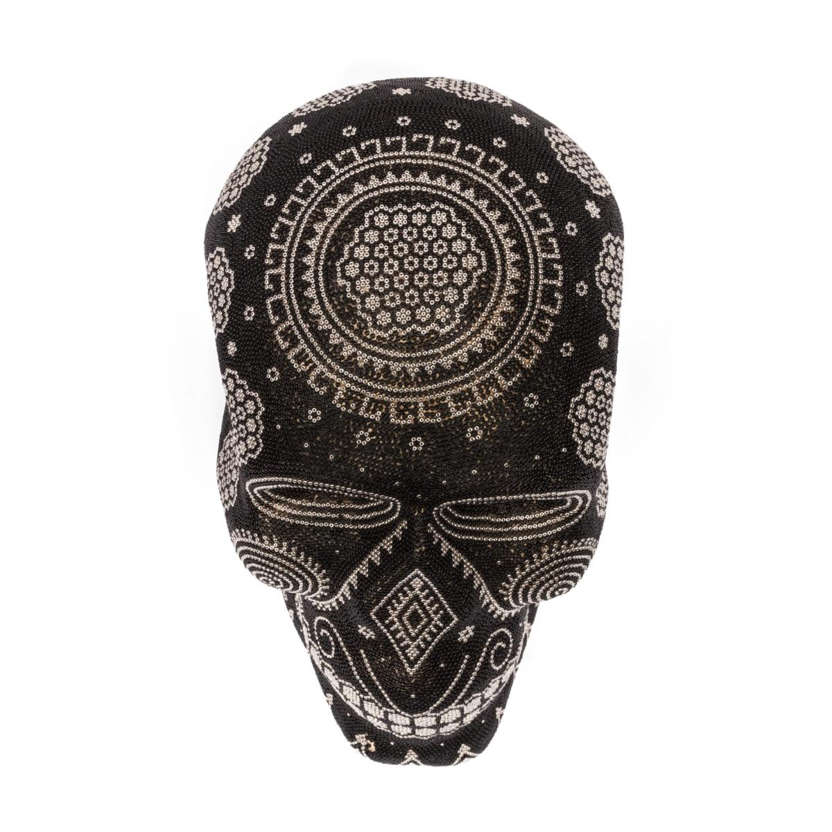 Skull Statue Decor - Black/Platinum One Size Kuu – image 6