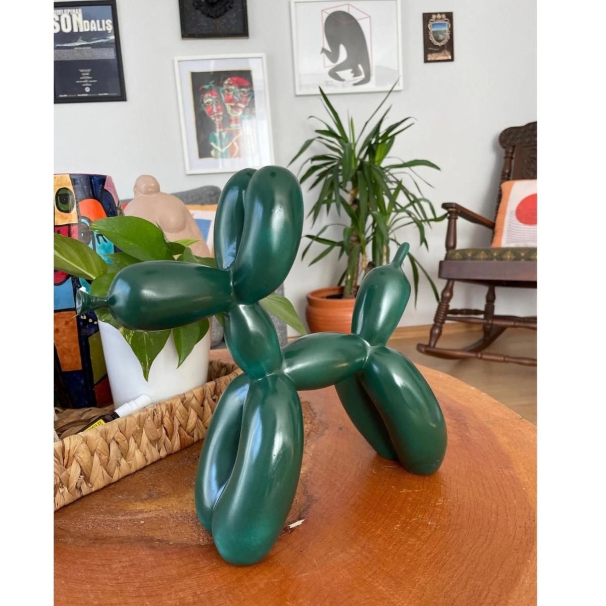Emerald Pup Sculpture - Colour Green | Artchi – image 2
