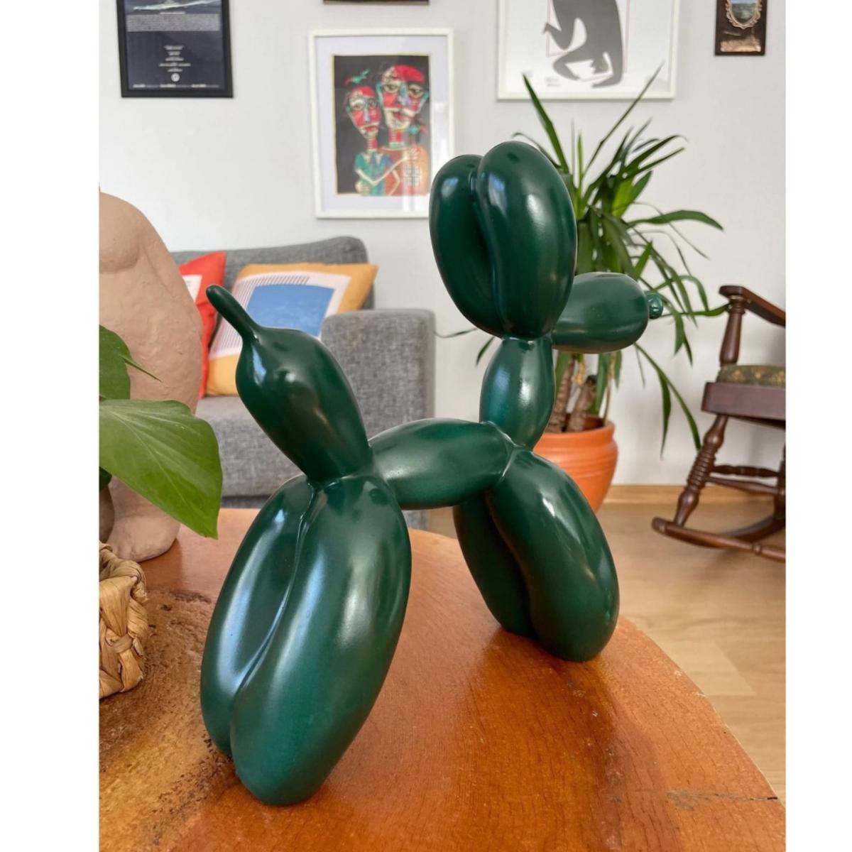 Emerald Pup Sculpture - Colour Green | Artchi – image 5