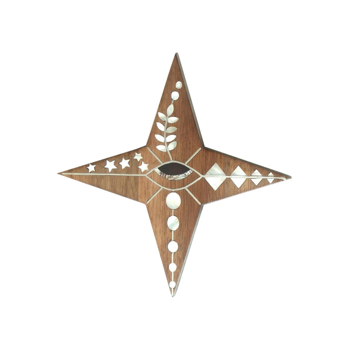 Celestial Eye Star Marquetry Wall Decor | Sherie Boutik – image 1