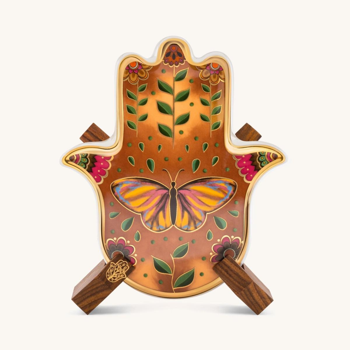 Yellow / Orange New Opportunities Hamsa Wall Blessing | Karma and Luck – image 4
