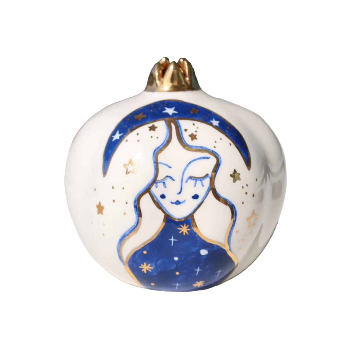Lapis Moon Girl Pomegranate Decoration | Sherie Boutik – image 1