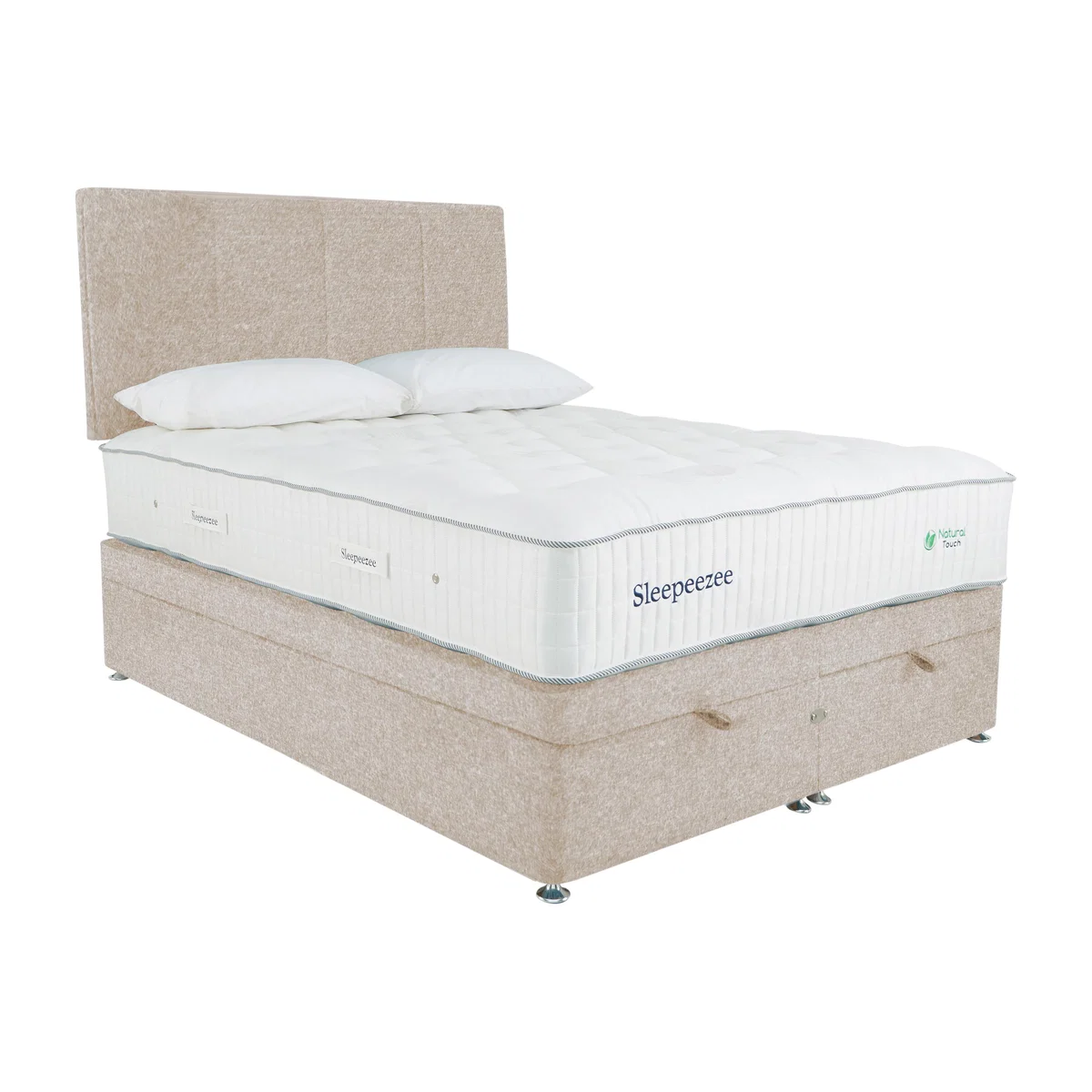 Sleepeezee - Natural Touch 3000 End Ottoman Divan Set - Small Double - Cream – image 1