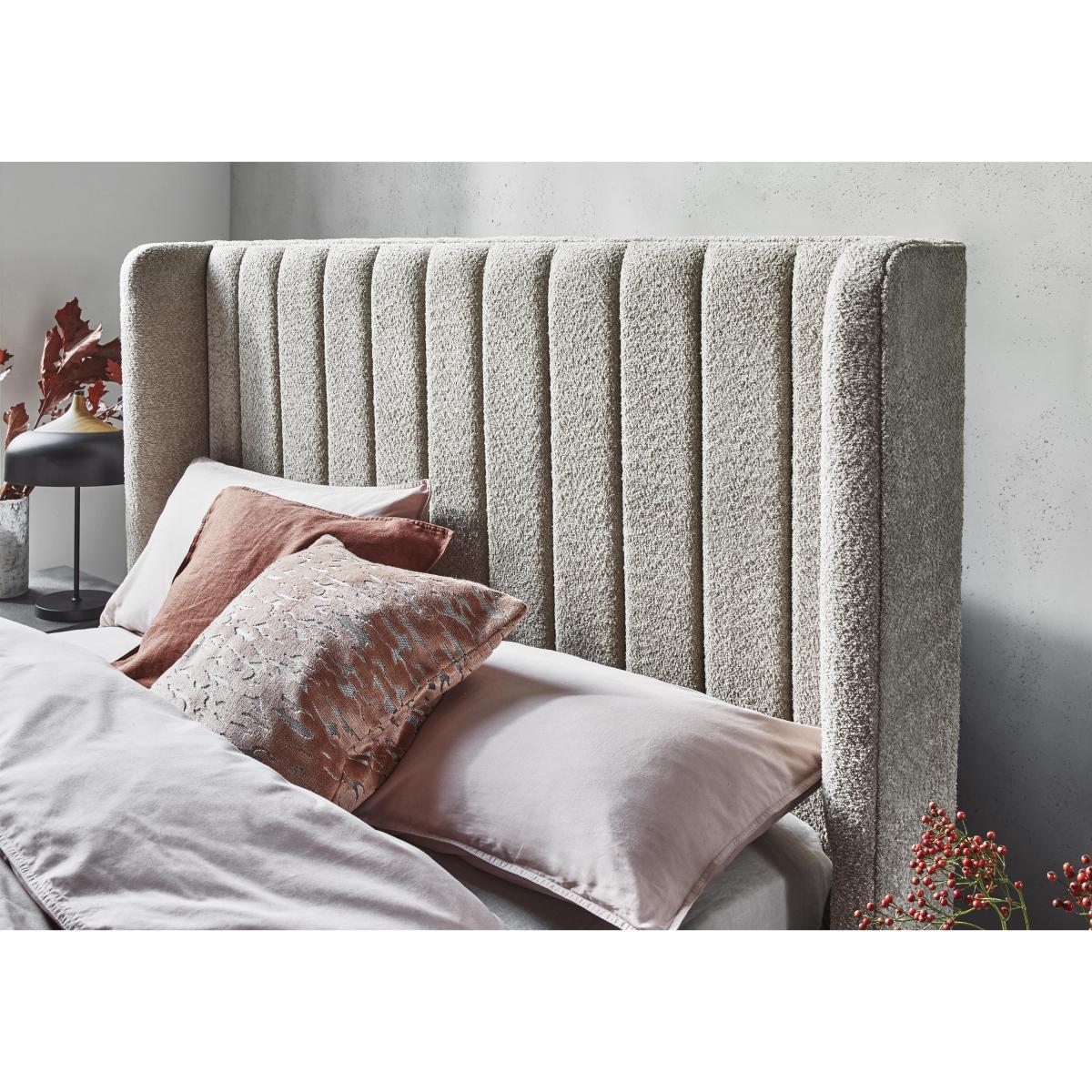 Eira High Foot End Ottoman Bed Frame - Double - Pink – image 4