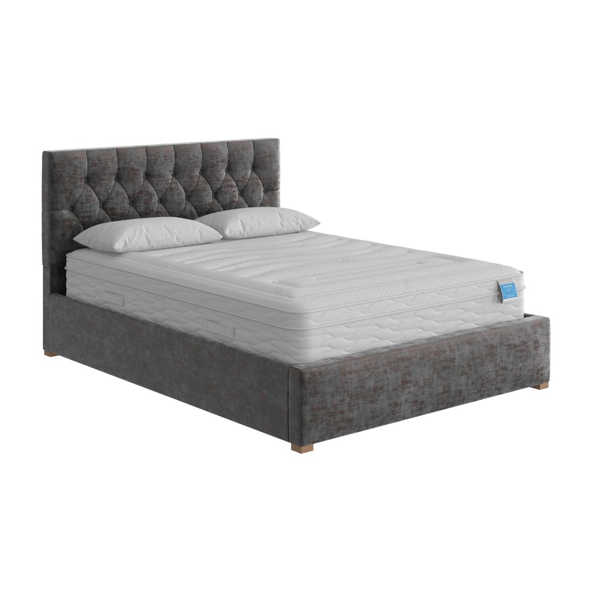 Henry Ottoman Bed Frame - Double - Grey – image 1