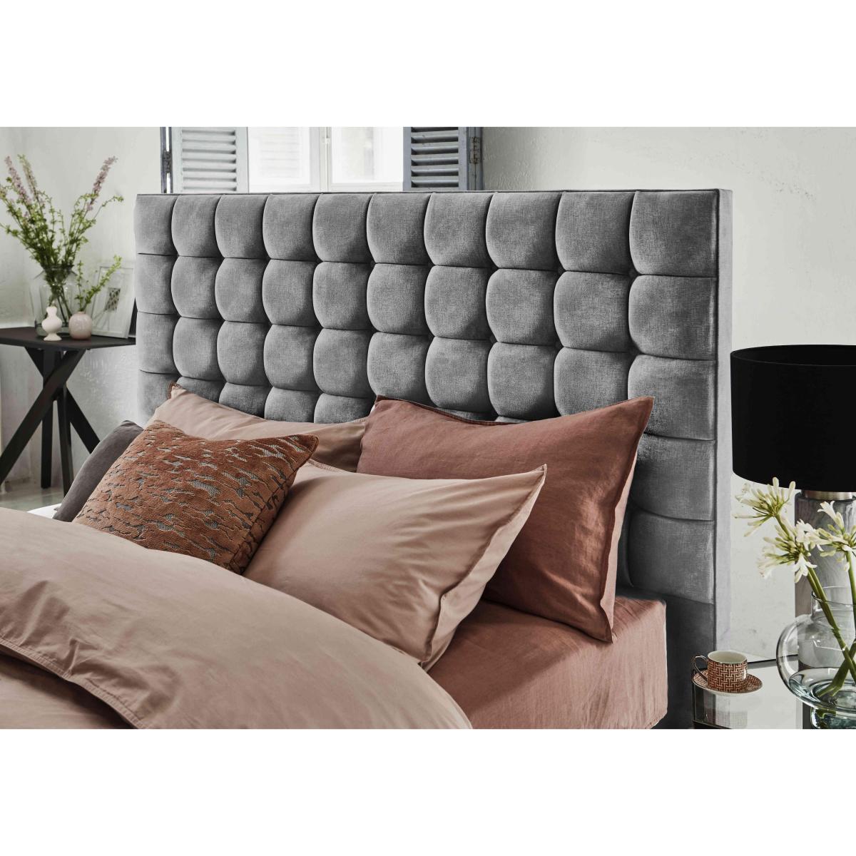 Sleep Story - Dice Ottoman Bed Frame - Double - Linoso Flint – image 4