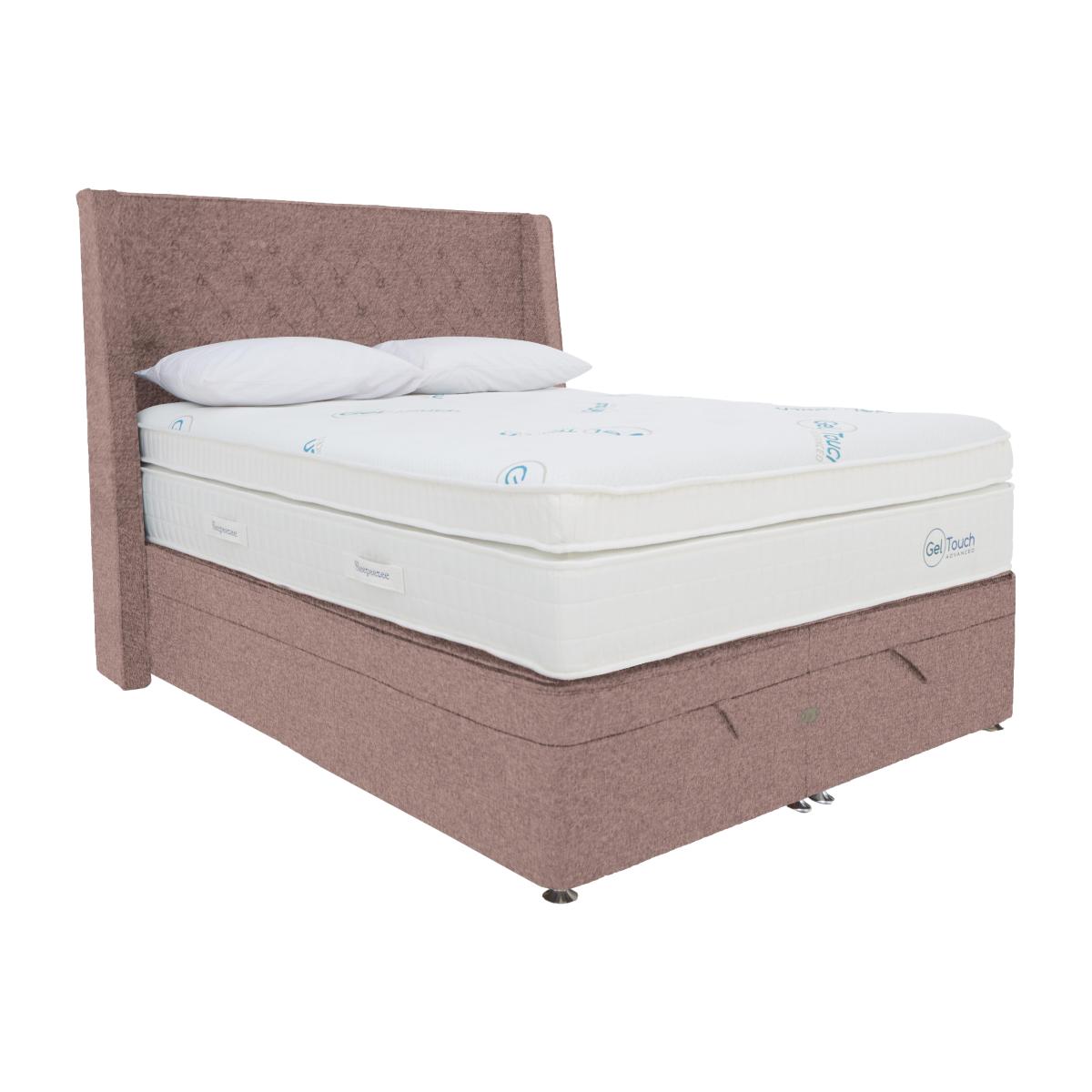Sleepeezee - Geltouch Advanced 10000 End-Lift Ottoman Divan Set - Double - Purple – image 1