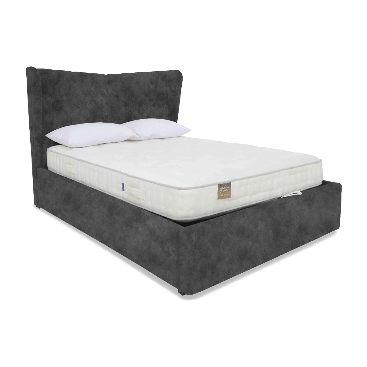 Bauer Ottoman Bed Frame - Double - Dapple Mink – image 1