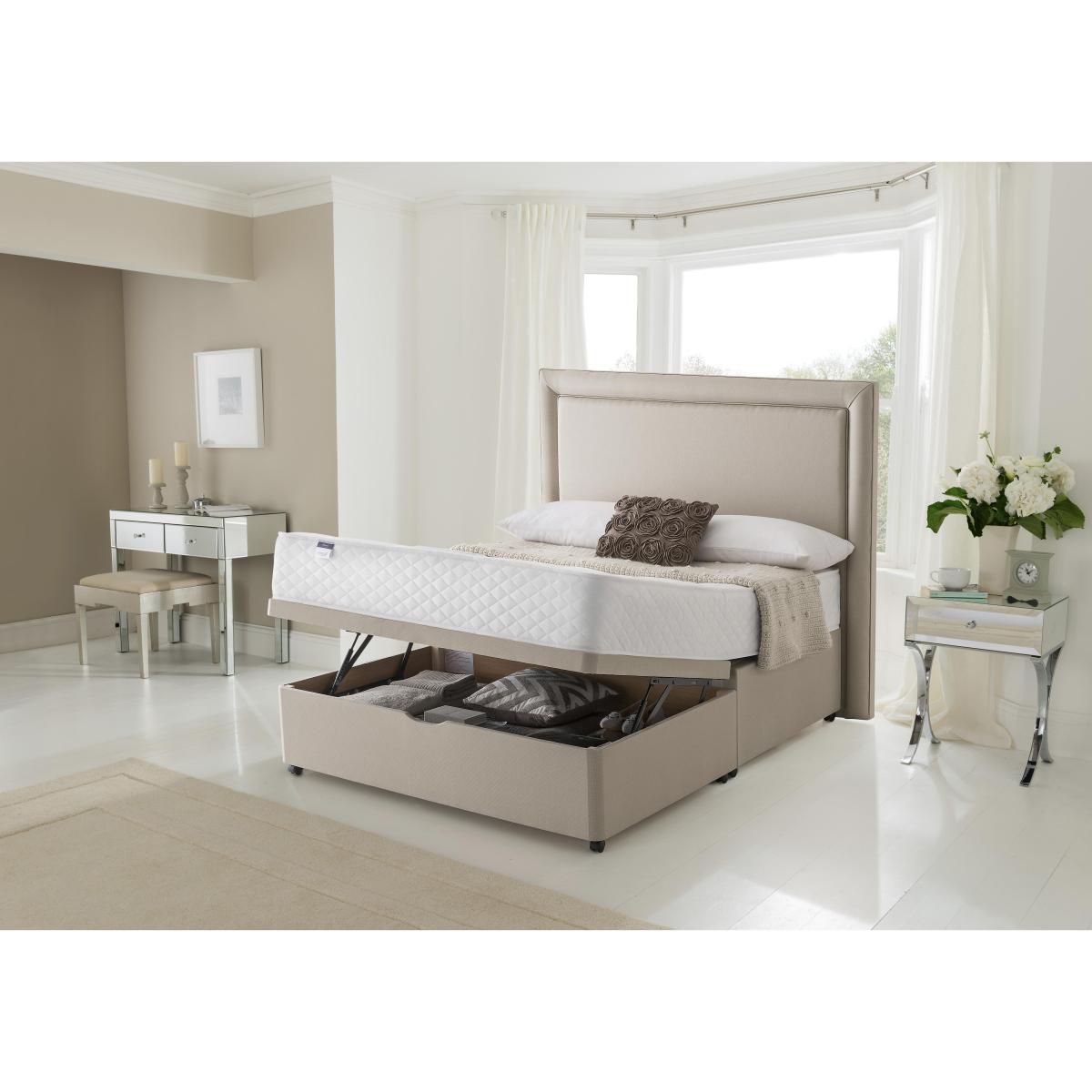 Silentnight - Miracoil Serenity Ortho Half Ottoman Divan Set - Double - Grey – image 2