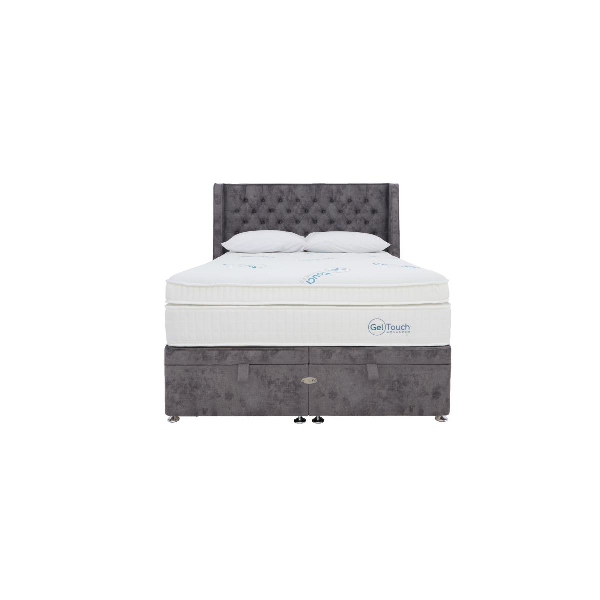 Sleepeezee - Geltouch Advanced 10000 End-Lift Ottoman Divan Set - Double - Pink – image 5