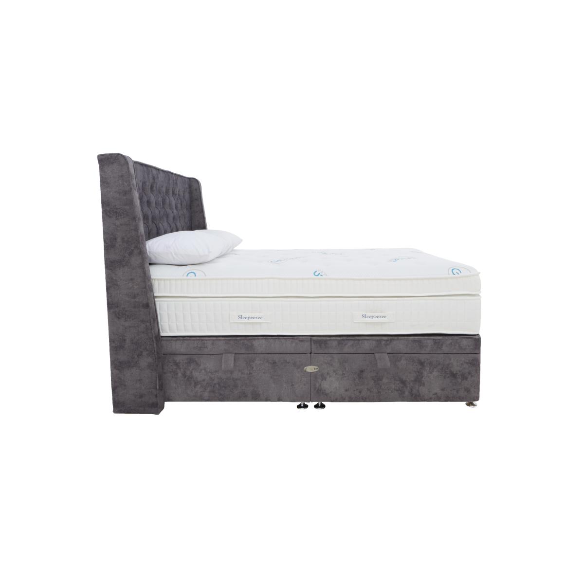 Sleepeezee - Geltouch Advanced 10000 Side-Lift Ottoman Divan Set - Double - Purple – image 6