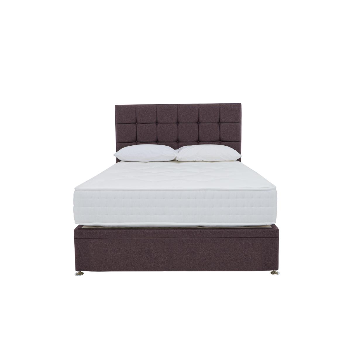 Sleep Story - Firm Sleep 1500 Side Ottoman Divan Set - Double - Blue – image 4