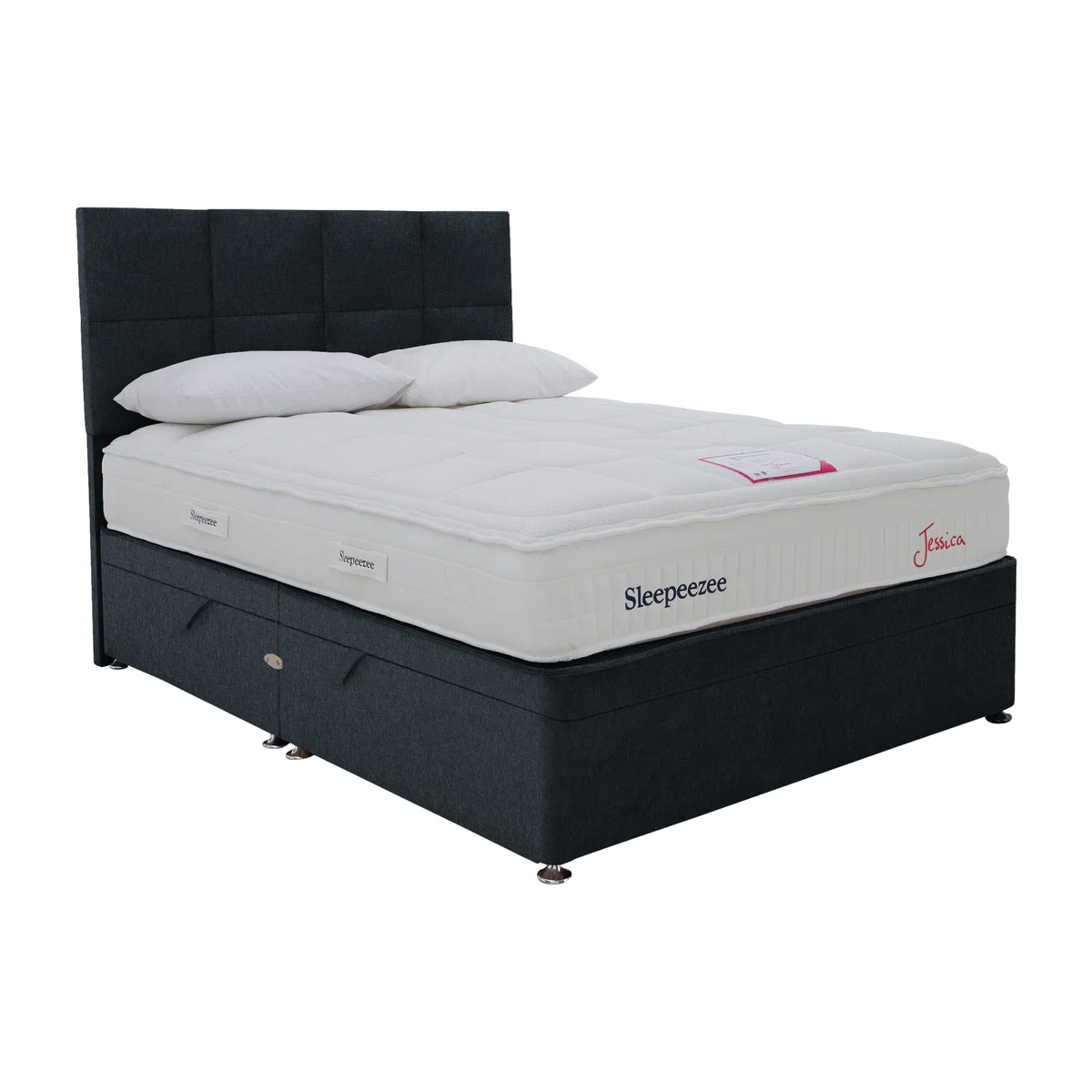 Sleepeezee - Jessica Side Ottoman Divan Set - Double – image 1