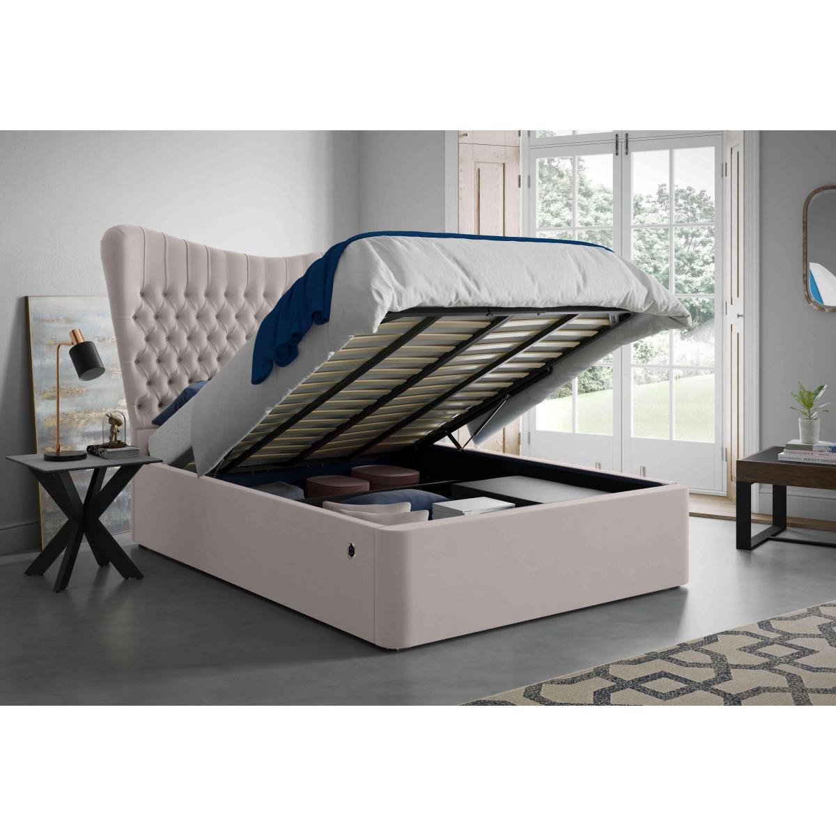 Caesar Electric Ottoman Bed Frame - Double - Savannah Armour – image 2