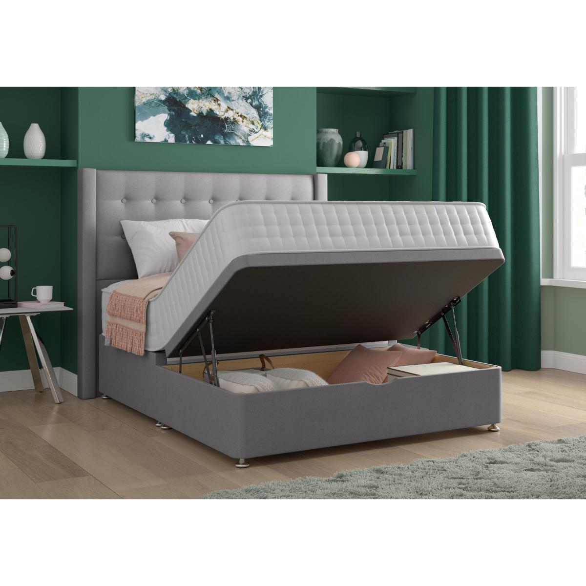 Silentnight - Eco Gel Half Ottoman Divan Set - Double - Grey – image 3