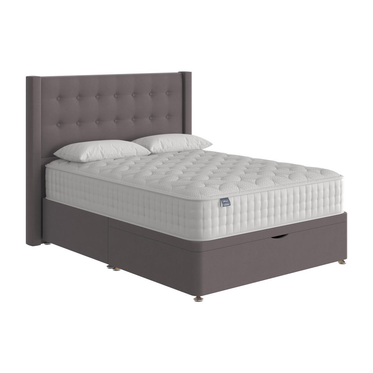 Silentnight - Eco Gel Half Ottoman Divan Set - Double - Grey – image 1