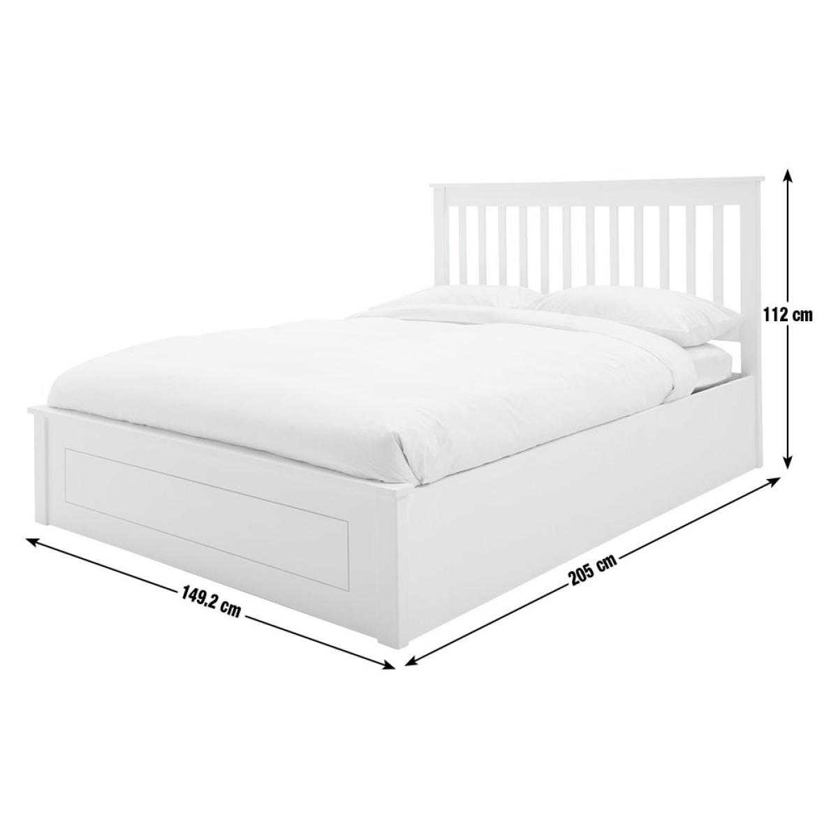 Habitat Aspley Double Wooden Ottoman Bed Frame - Oak Stain – image 4