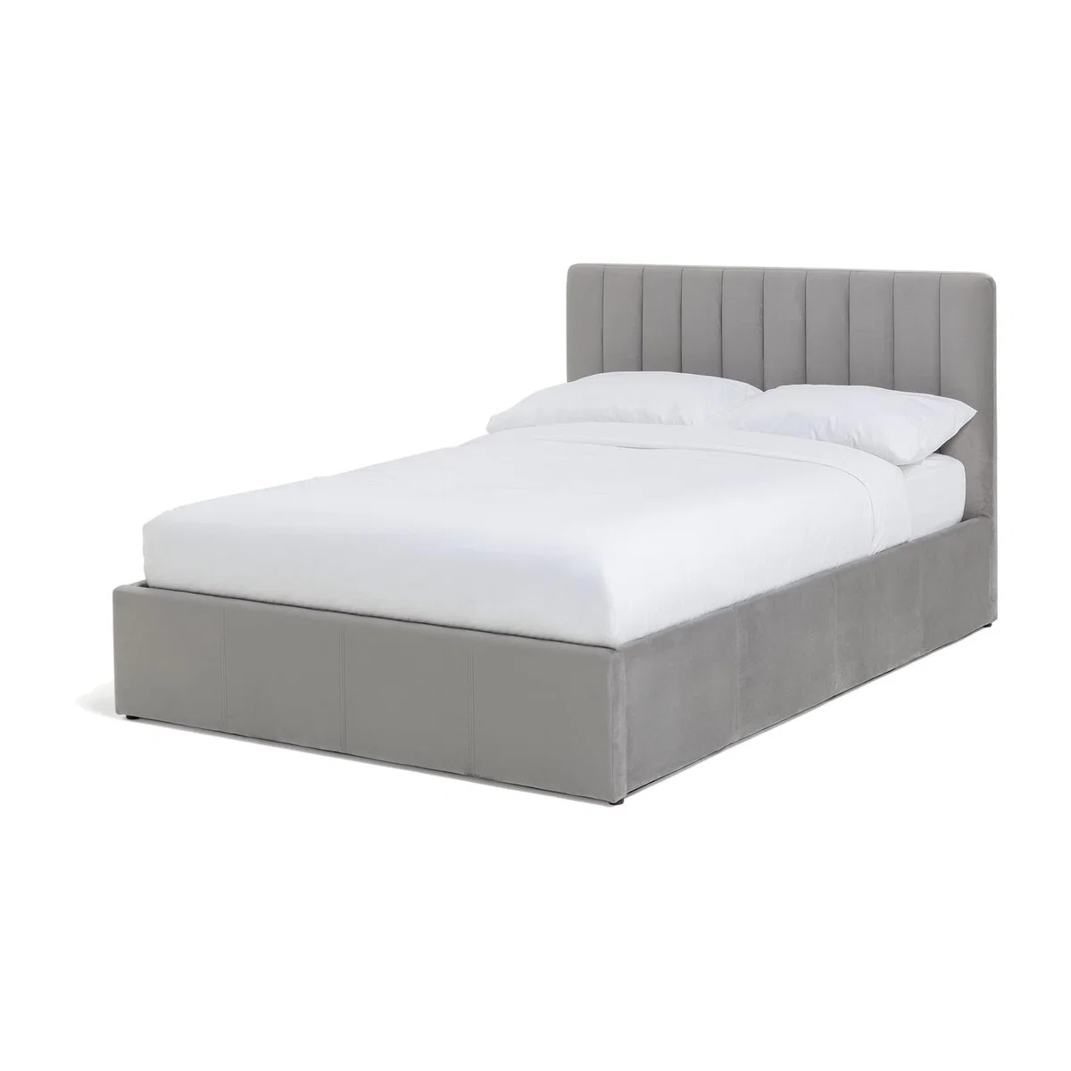 Habitat Pandora Small Double End Lift Ottoman Bed Frame-Grey – image 1