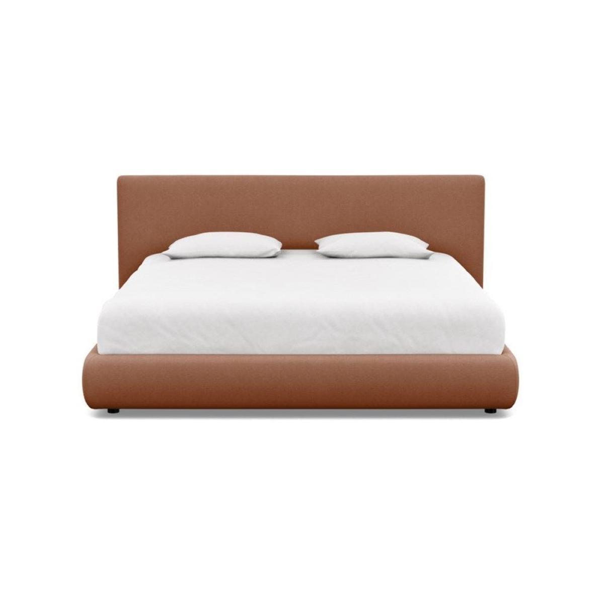 Heal's Alba Bed Double Luxury Leather Canella - Heal's UK Bedroom Furniture – image 18