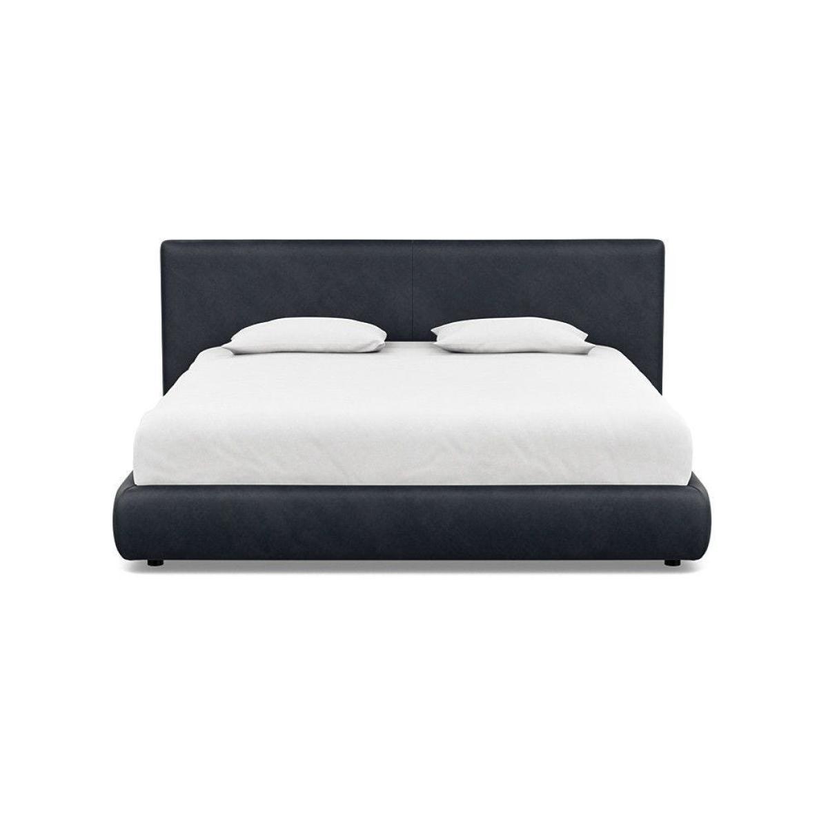 Heal's Alba Bed Double Luxury Leather Canella - Heal's UK Bedroom Furniture – image 19