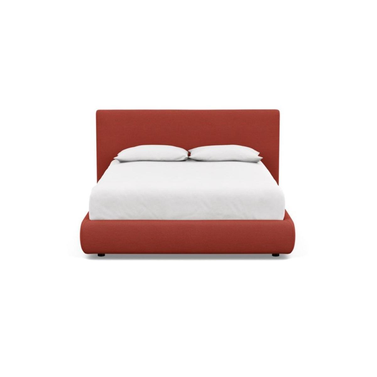 Heal's Alba Bed Double Luxury Leather Canella - Heal's UK Bedroom Furniture – image 30