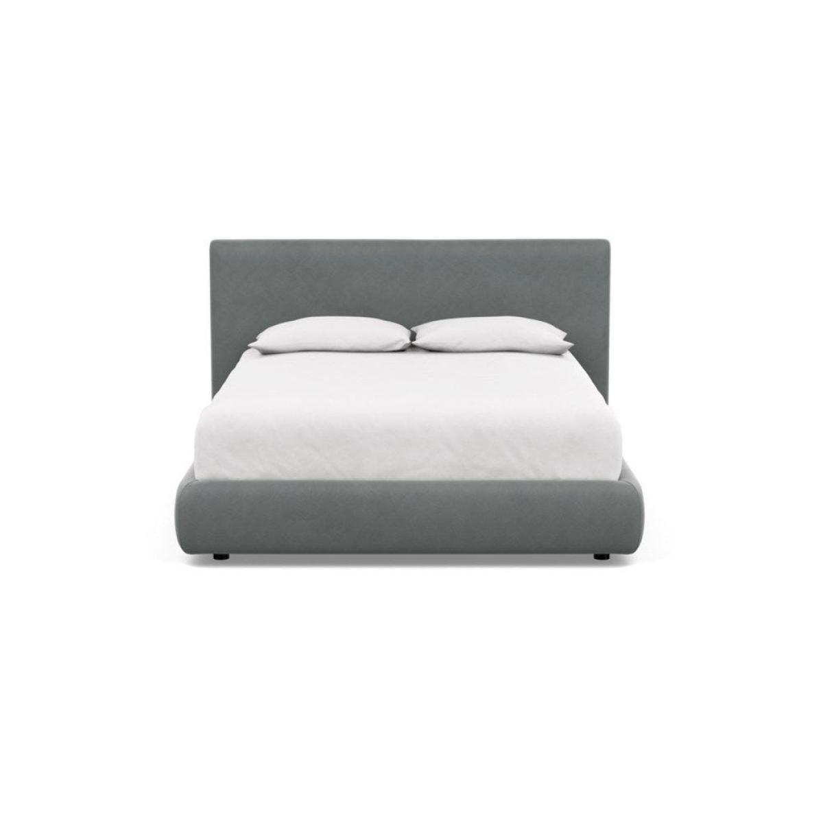 Heal's Alba Bed Double Luxury Leather Canella - Heal's UK Bedroom Furniture – image 4