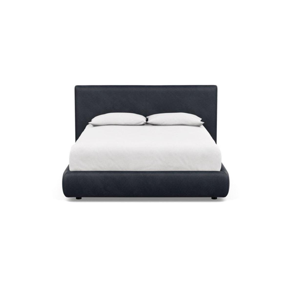 Heal's Alba Bed Double Luxury Leather Canella - Heal's UK Bedroom Furniture – image 33