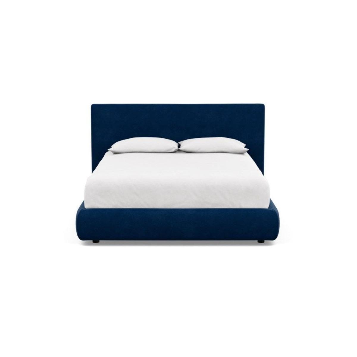 Heal's Alba Bed Double Luxury Leather Canella - Heal's UK Bedroom Furniture – image 34