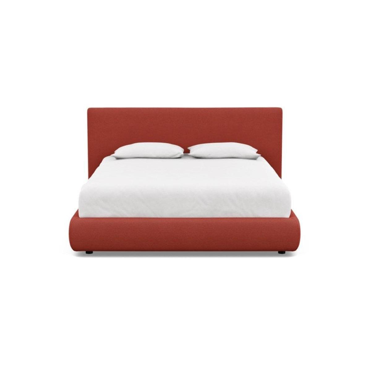 Heal's Alba Bed Double Luxury Leather Canella - Heal's UK Bedroom Furniture – image 37