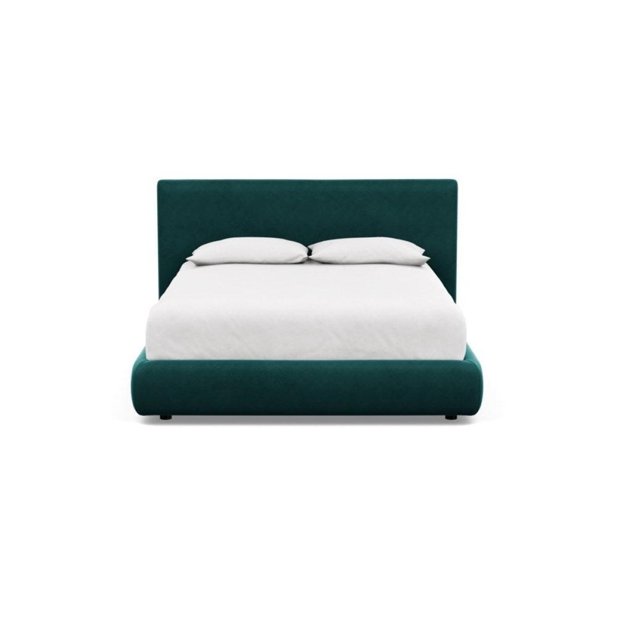 Heal's Alba Bed Double Luxury Leather Canella - Heal's UK Bedroom Furniture – image 5