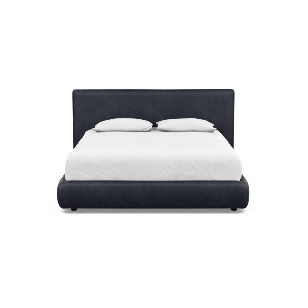 Heal's Alba Bed Double Luxury Leather Canella - Heal's UK Bedroom Furniture – image 9