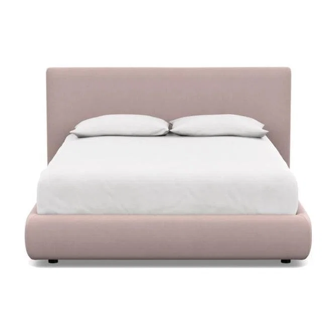 Heal's Alba Storage Bed Double Siena Cotton Dusky Pink - Heal's UK Bedroom Furniture