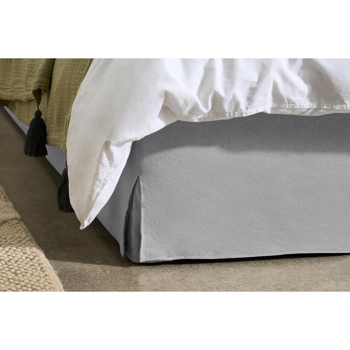 Orsa Double Ottoman Storage Bed, Mineral Cotton & Linen Mix – image 5