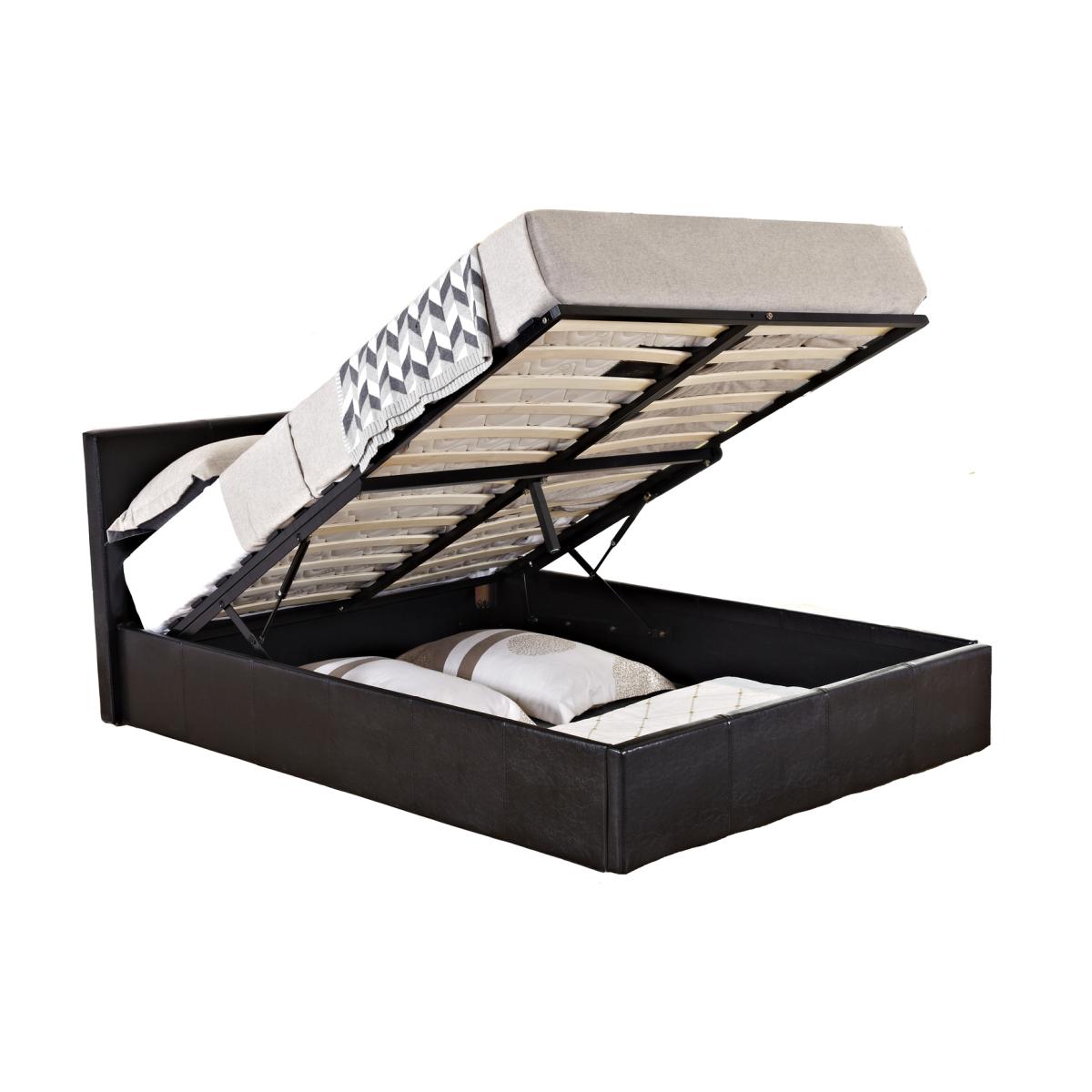 Birlea Berlin Ottoman Bed - Brown / Double