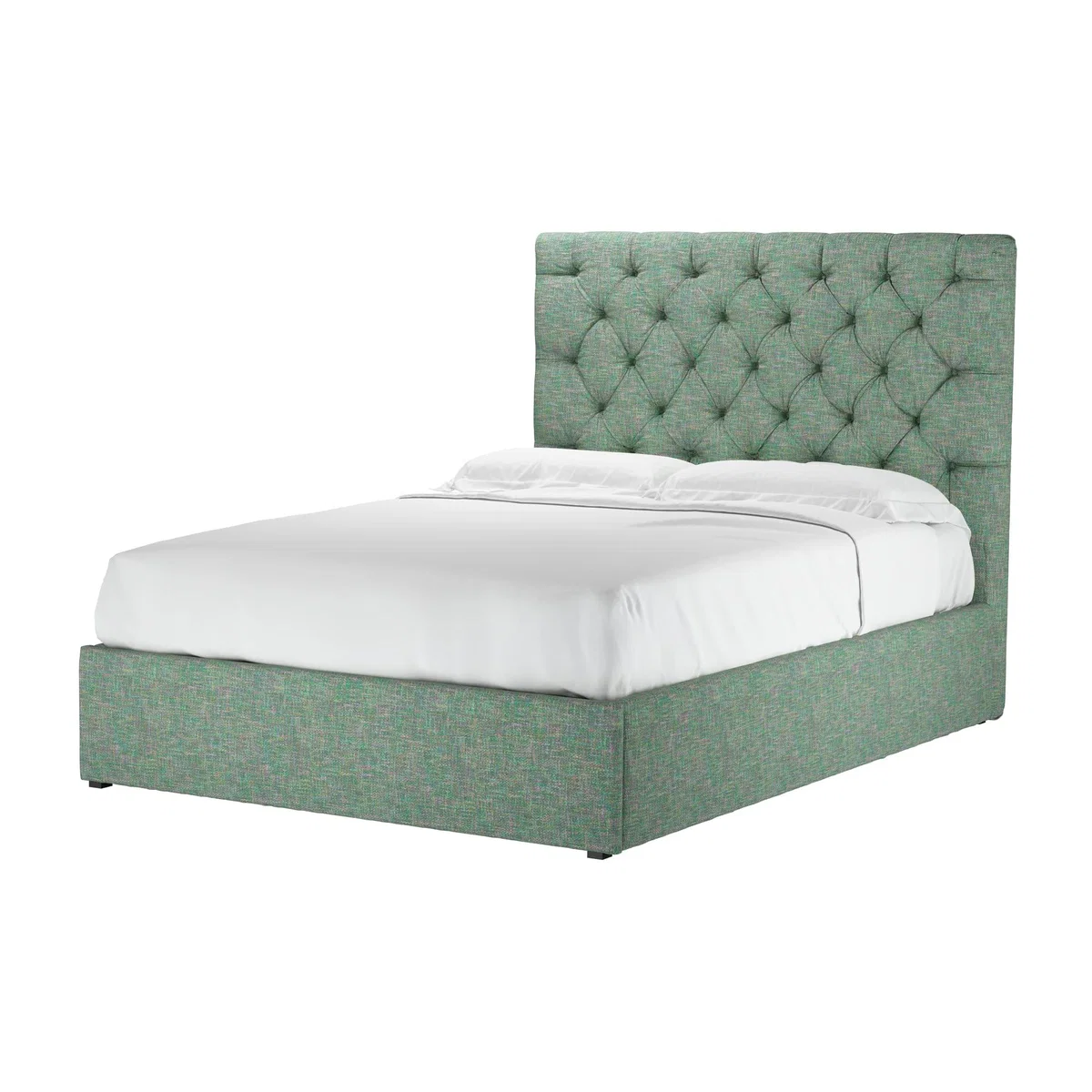 Rosalie 130cm Double Ottoman Bed in Waterlily Impressionist Tweed - sofa.com