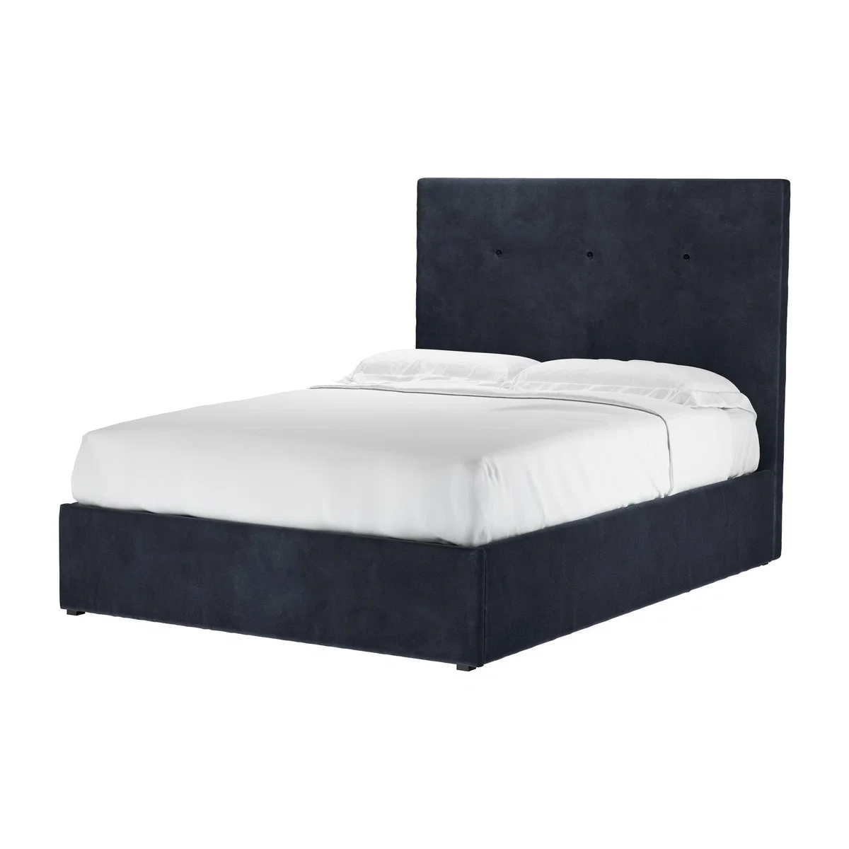 Avery 130cm Double Ottoman Bed in Mercury Cashmere Velvet - sofa.com