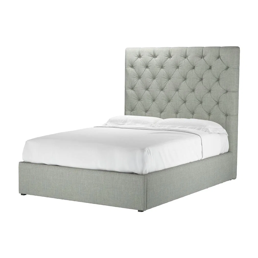 Rosalie 150cm Double Ottoman Bed in Sea Glass Baylee Viscose Linen - sofa.com – image 1